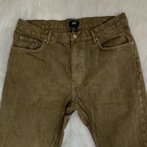 H&M Jeans (Khaki/Green) 34/34